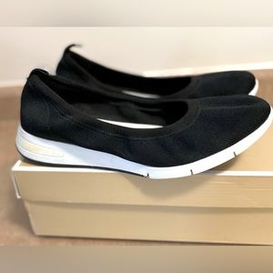 Michael Kors slip on black sneaker, size 9.5